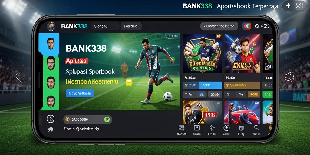 Tampilan antarmuka aplikasi BANK338 yang menarik dan informatif.