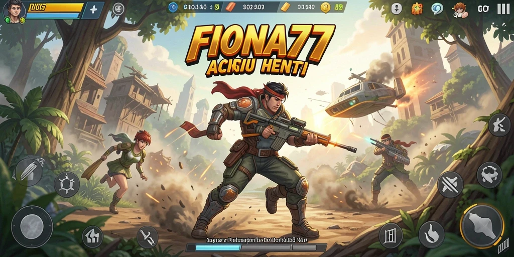 Tampilan menarik dari gameplay aksi FIONA77 yang menegangkan.