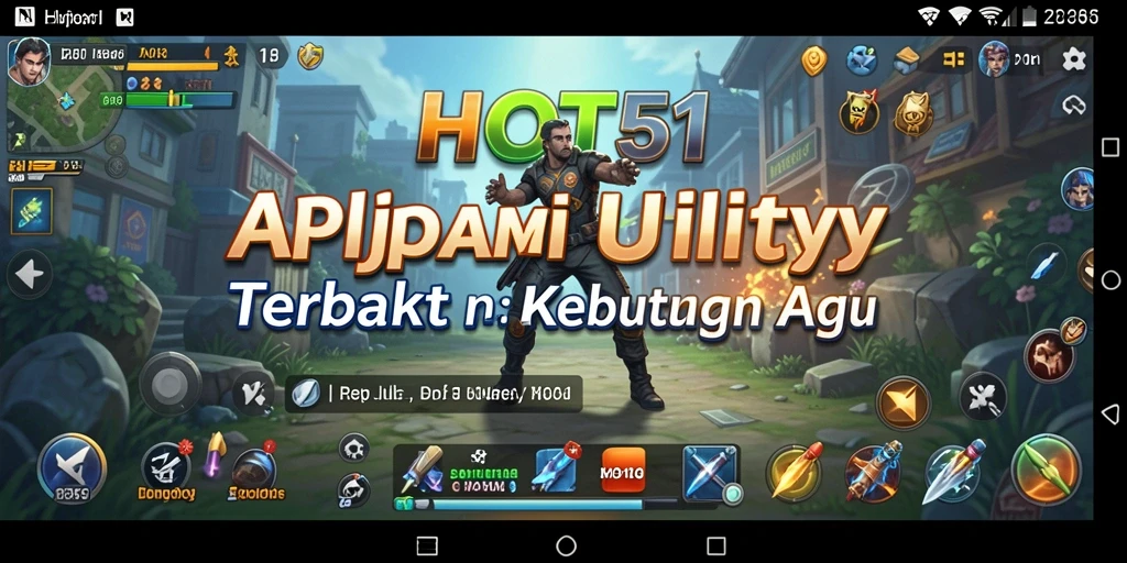 Tampilan HOT51 menampilkan berbagai fitur Utility yang bermanfaat.
