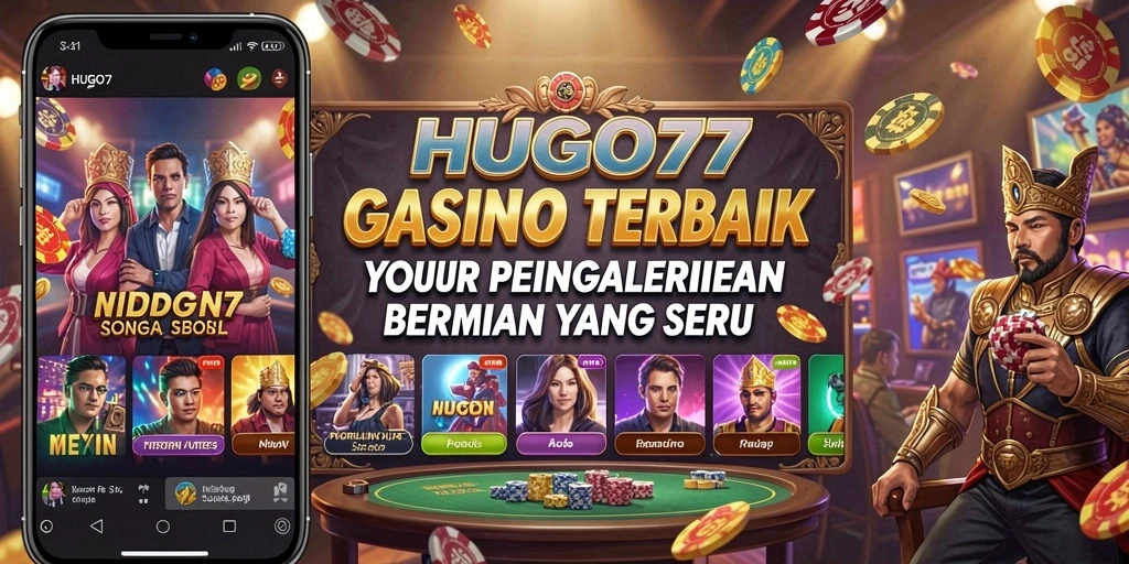 Tangkapan layar HUGO77 menampilkan gameplay Kasino yang mengasyikkan.