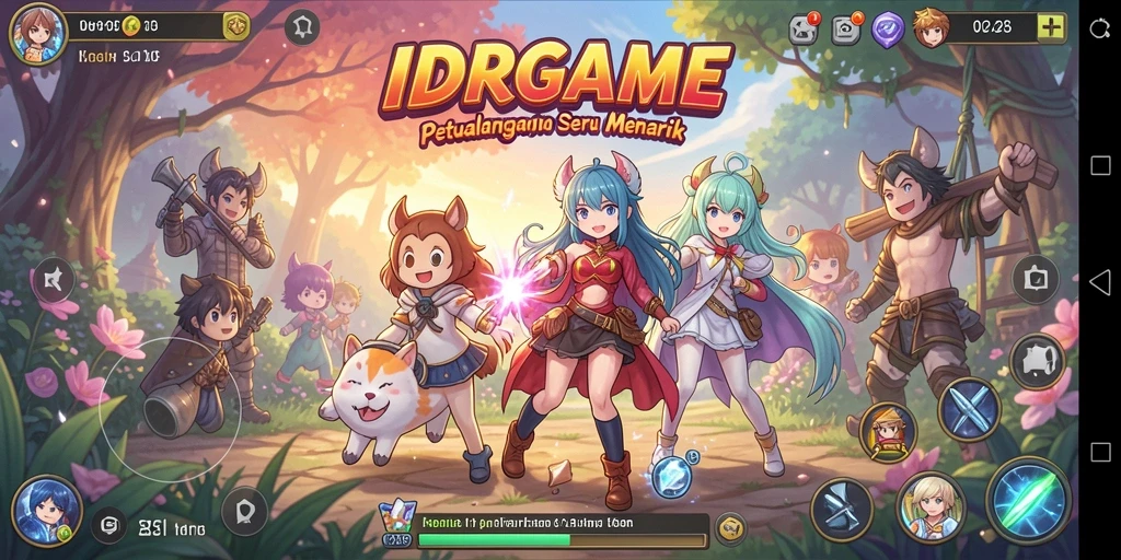 Tampilan gameplay IDRGAME yang menarik dan penuh aksi.