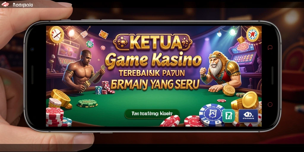 Screenshot utama KETUA menampilkan gameplay Kasino yang menarik.