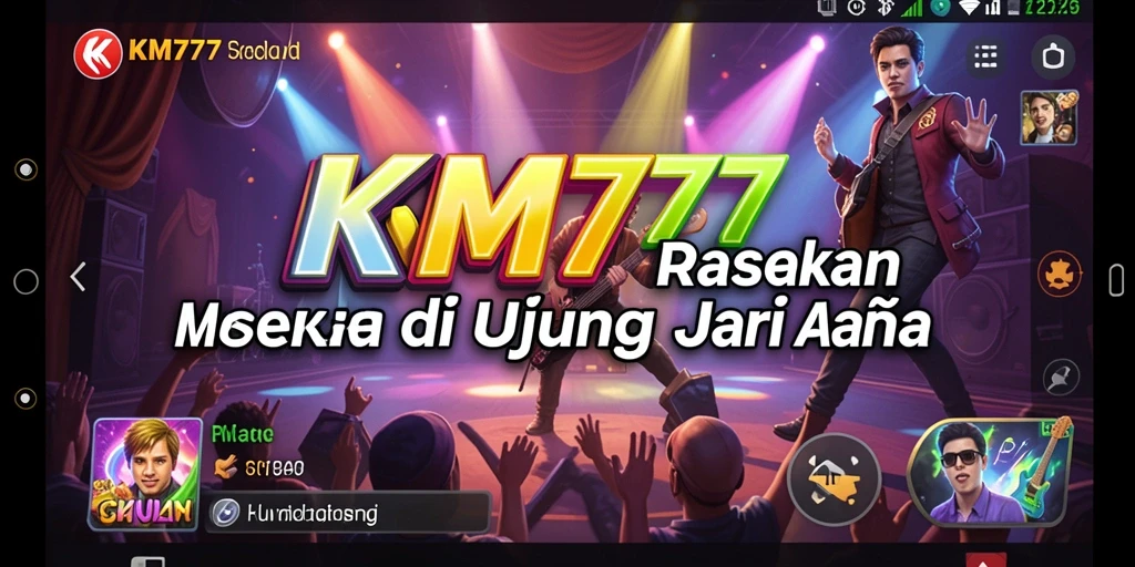 Tangkapan layar menunjukkan gameplay interaktif dan menarik dari KM777.