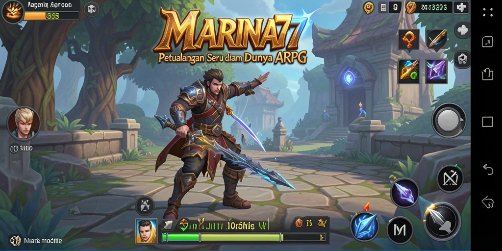 Screenshot gameplay MARINA77 menampilkan aksi seru dalam dunia ARPG.