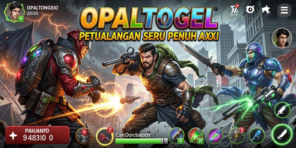Tampilan gameplay seru dan mendebarkan dari OPALTOGEL.