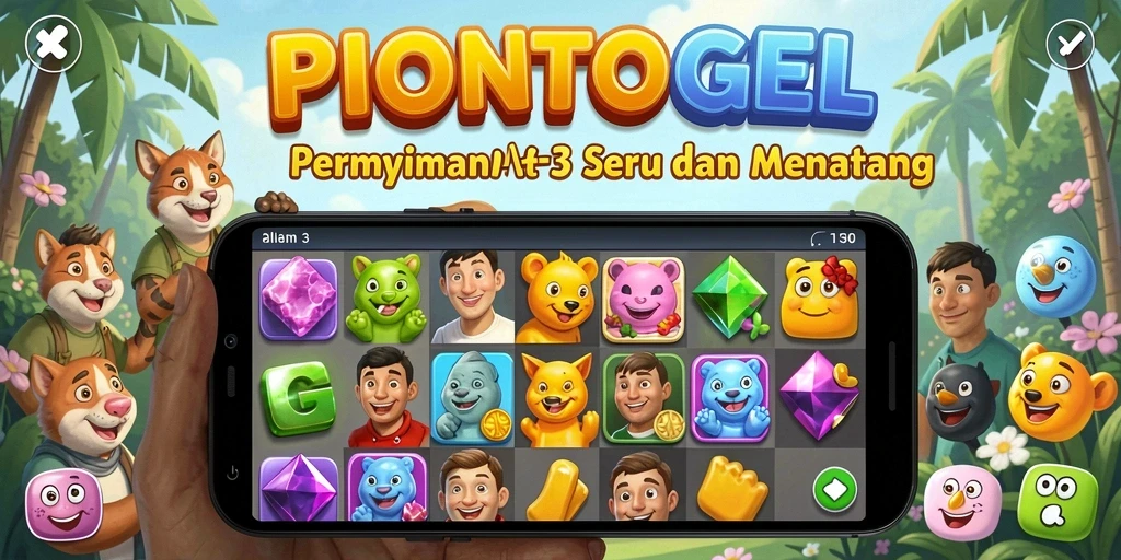 Tangkapan layar utama PIONTOGEL menampilkan gameplay seru dan warna-warni.